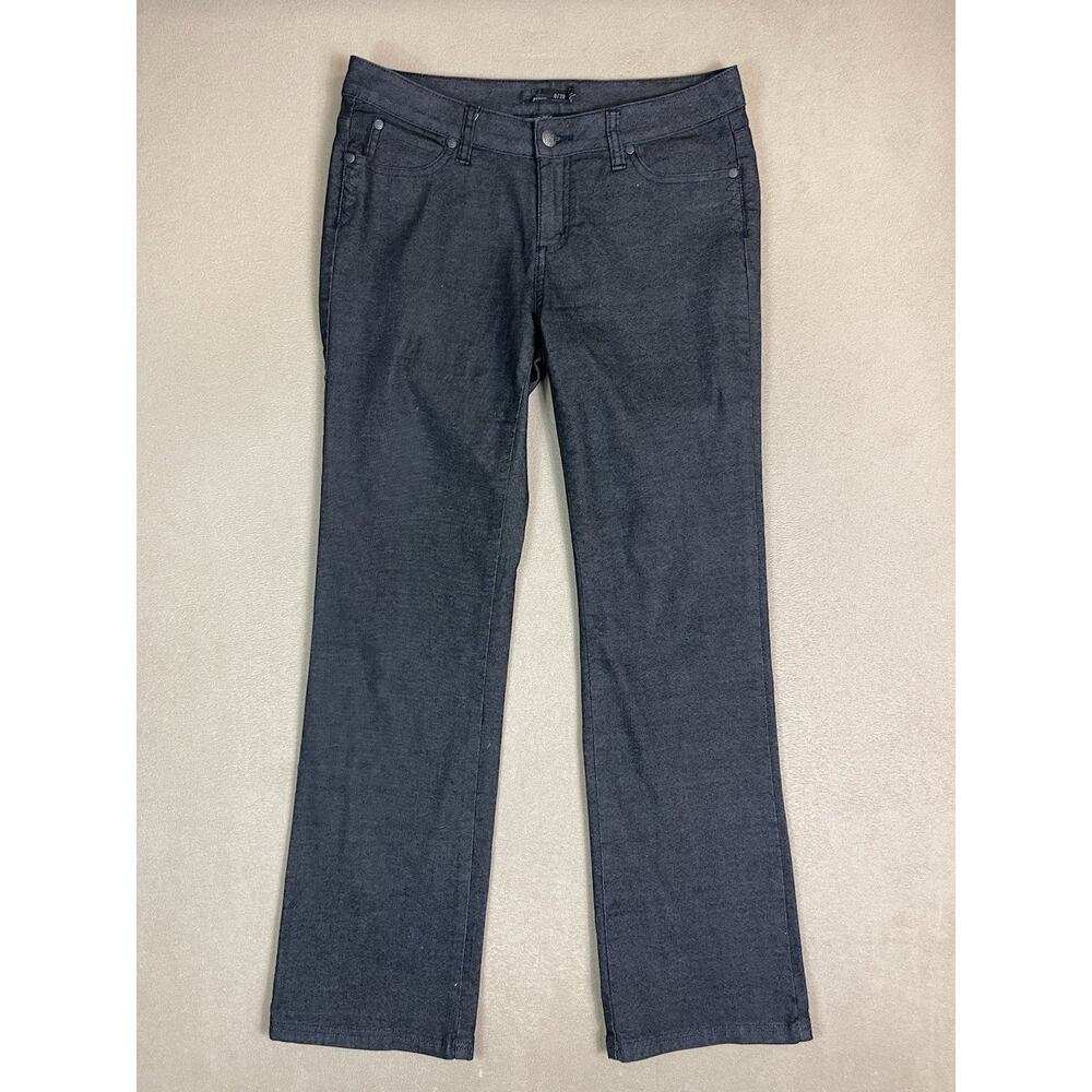 prAna Jeans Womens 8/29 Gray Jada‎ Denim Mid Rise Bootcut Regular Fit Stretch
